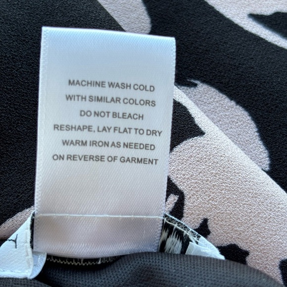 Cascading Floral Fit-and-Flare Dress, Universally Flattering, Back Zip - Picture 6 of 9